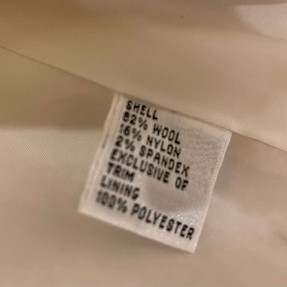 Talbots new blazer - off white - size 12 - Picture 10 of 11
